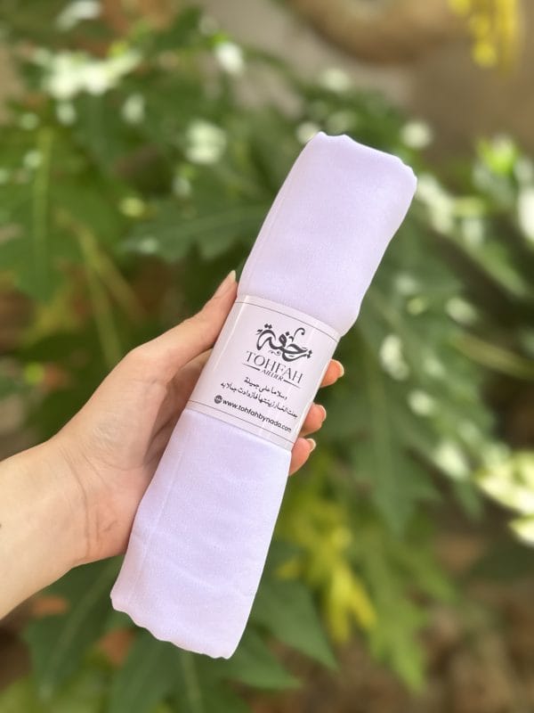 Foulard mousseline blanc cassé