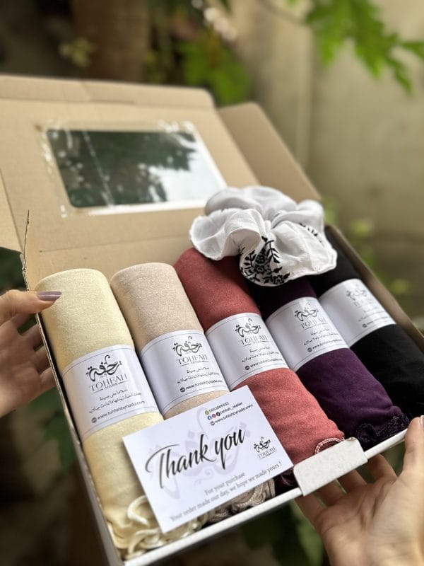 Box jersey mixte 5 foulards